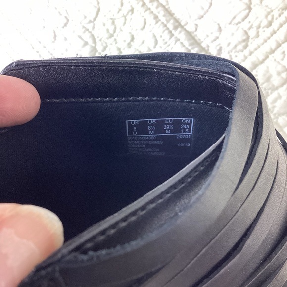 Clarks Artisan Spye Celeste Black Leather Bootie Women’s Size 8.5 Like new - Picture 5 of 12